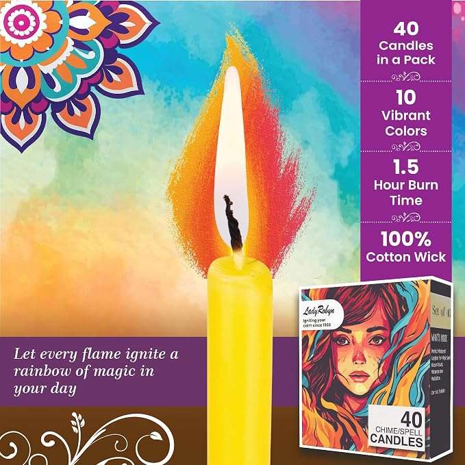 Spell Candles (40 Candles) - One Shipping Charge!