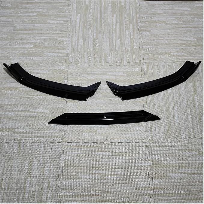 Car Front Bumper Lip Splitter Spoiler Diffuser Body Kits For VW Polo MK5 6R TSI TDI Standard 2009-2014 Pre‑Facelift Black Tuning