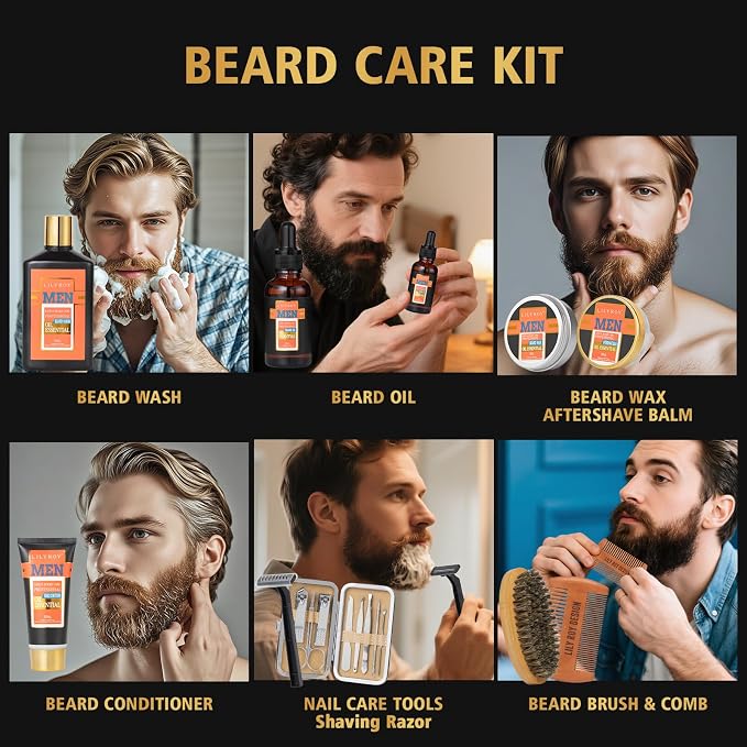Fathers Day Gifts for Men, Birthday Gift, 26 Pcs Bath and Body Gift Basket Set for Dad - Spa Gift Set for Valentines Day with Shower Gel | Gifts Sets for Men Christmas Gifts, Gift for Dad