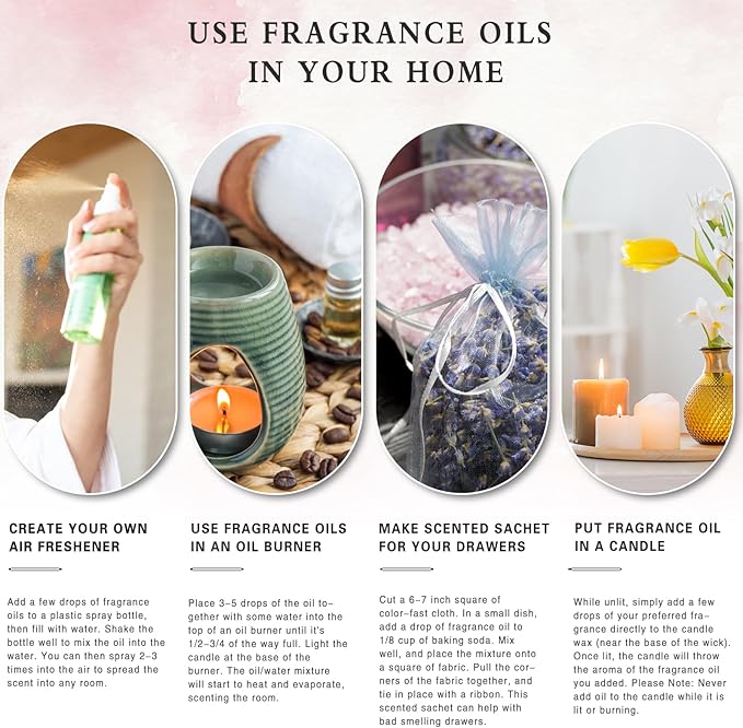 PHATOIL 3.38FL.OZ Parma Violet Fragrance Oils for Aromatherapy, Essential Oils for Diffusers for Home, Perfect for Diffuser, DIY Candle and Soap Making, DIY Scented Products - 100ml
