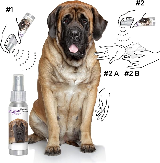 The Blissful Dog Mastiff Relax Dog Aromatherapy Spray for Your Dog's Anxiety