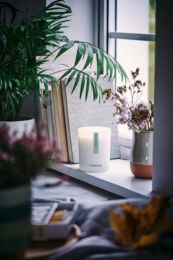 Before Sleep Aromatherapy Candle – Lavender, Eucalyptus & Cedar Scented Candle, Plant-Based Wax, 7 oz, 45 Hour Burn Time, Relaxation & Bedtime Candle