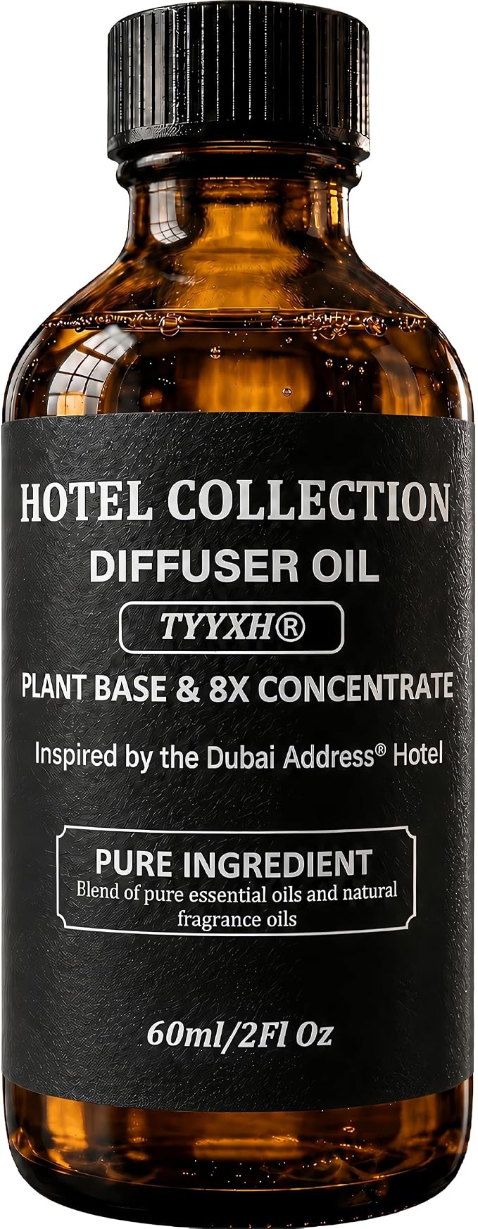 Hotel Scents Dubai Inspired by Address Hotel – Fragrance & Essential Oil Blend for Waterless & Cold Air Diffusers – Citrus, Floral, Woody – Long-Lasting Aroma – Aromatherapy – 2 Fl Oz Glass Bottle