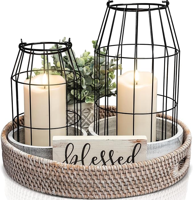 ANGELLOONG Flickering Flameless Candles, Realistic Battery Operated Candles with Remote and Timer, Set of 3 LED Candles for Fall Room Home Wedding Decor Centerpieces Table Party Christmas Decorations