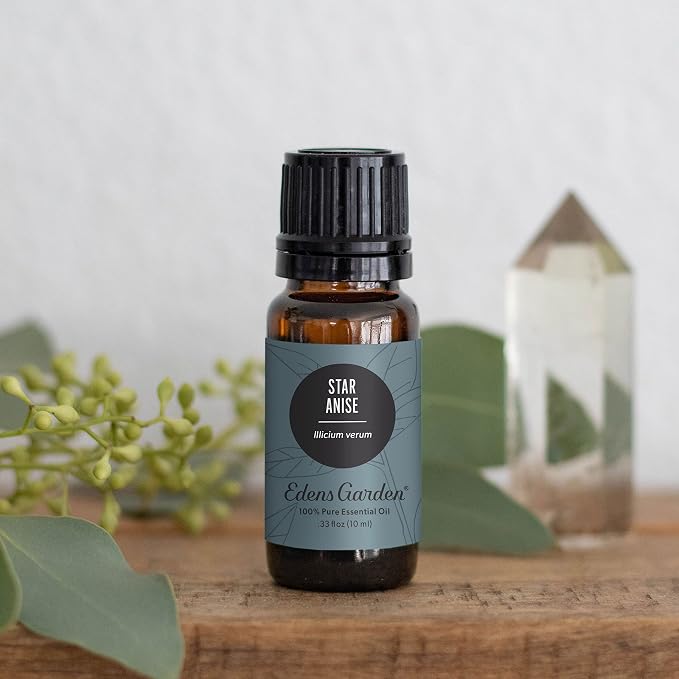 Edens Garden Star Anise Essential Oil- 100% Pure Premium Grade, Undiluted, Natural, Therapeutic, Aromatherapy, The Best for Diffuser, Candle, Laundry, Humidifiers 10 ml (.33 fl oz)