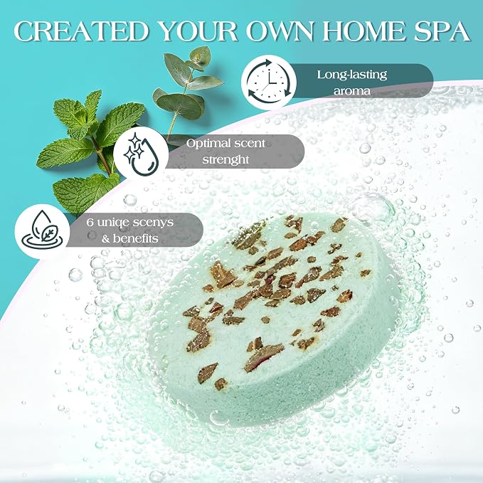Shower Steamers Aromatherapy Birthday Gifts for Women-12 Pack Mothers Day Gifts,Gifts for Grandma,Wife,Mothers,Stress Relief and Relaxation Gifts for Women and Men,Created Your Own Home SPA