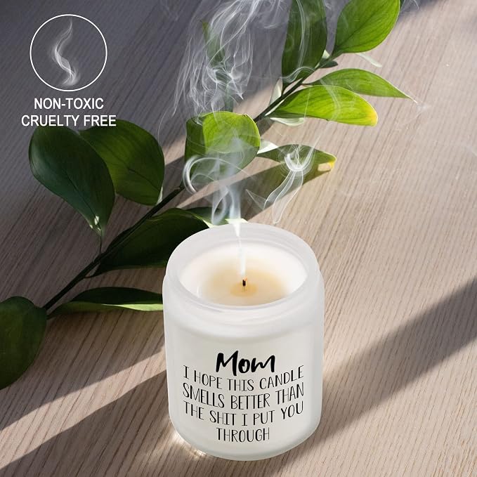 Gifts for Mom from Daughter Son, Mothers Day Birthday Christmas Thanksgiving Gifts for Mom,Stepmother Adoptive Mother, Lavender Scented Candle