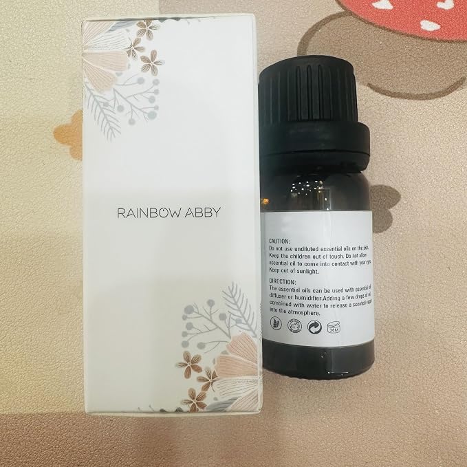 RAINBOW ABBY Passion Fruit Essential Oil, 100% Pure Organic Aromatherapy Oil for Diffuser, Massage, Yoga, Meditation, Bath, Skin Care, 10ml