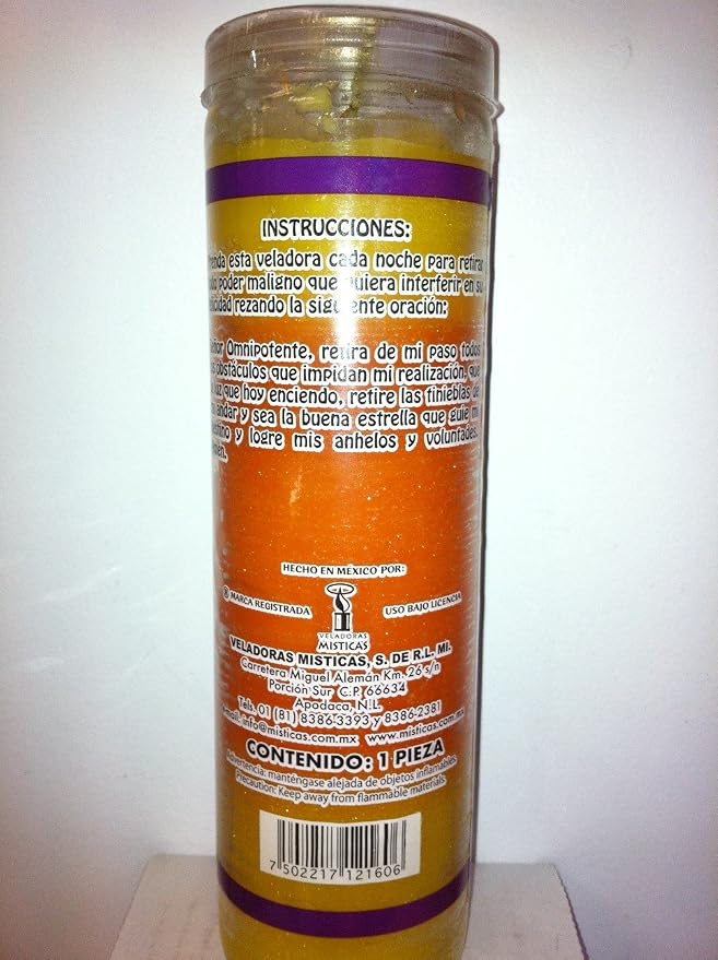 Chain Breaker (Destrancadera) 7 Day Prepared Scented Candle in Glass