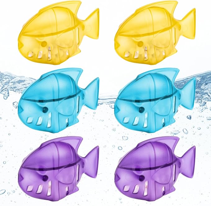 Leemone Humidifier Cleaning Fish for Humidifiers & Fish Tanks, 6 Pack Humidifier Cleaner, Purifies Water, Prevents Hard Water Build Up, Reduces Scale