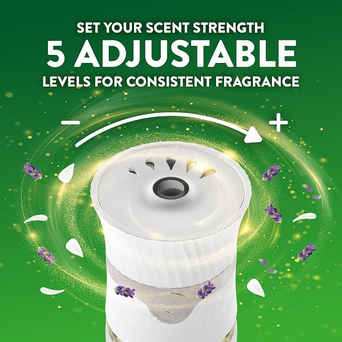 Air Wick Plug-In Scented Oil Refills, 6 Count, Lavender and Chamomile, Air Freshener, Essential Oils