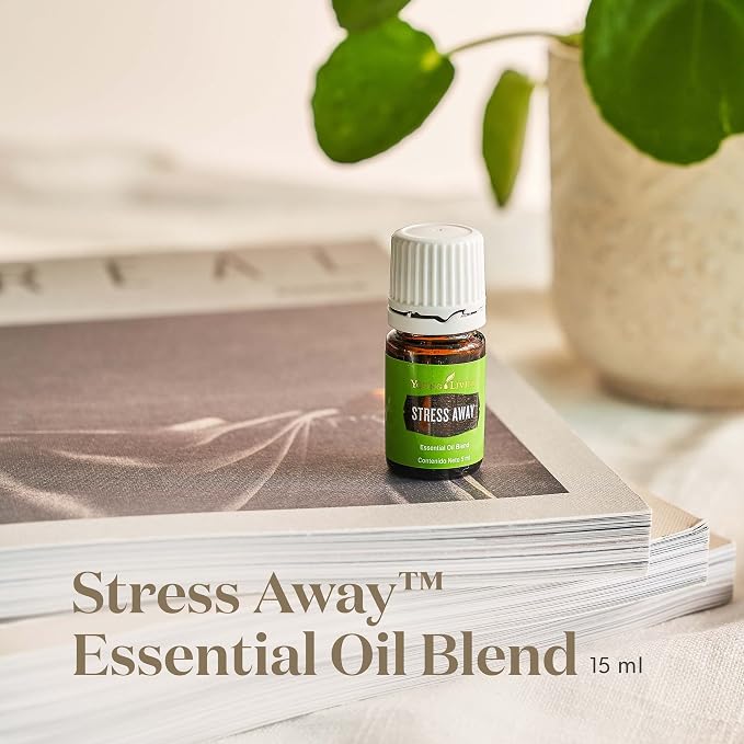 Young Living Stress Away Essential Oil Blend | 15 ml | Sweet Lime & Vanilla Aromatherapy Oil for Diffusers, Massage & DIY Blends | Relaxing Fragrance for Home, Office & Everyday Aromatic Use
