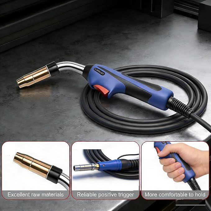 10FT Miller MDX-250 Mig Gun 1770038 1770037 1770035 Replacement MIG Welding Gun Replacement for Miller AccuLock MDX250、Millermatic 250 252、Multimatic 200 255 Mig Welder