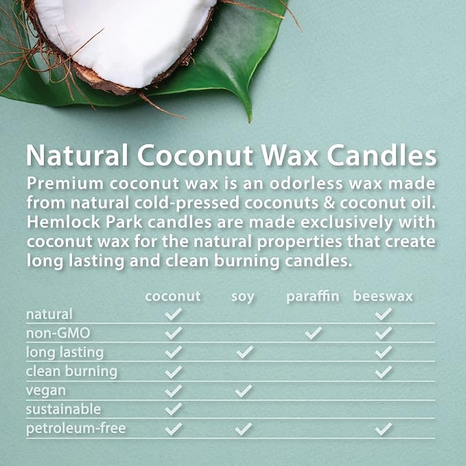 Hemlock Park Eucalyptus Mint Apothecary Scented Candle | Crackling Wood Wick, Botanical Fragrance & Coconut Apricot Wax | Up to 60 Hour Burn Time | 8 oz | Made in USA
