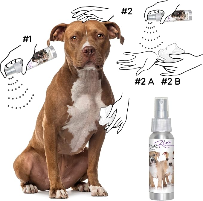 The Blissful Dog American Staffordshire Terrier Relax Dog Aromatherapy Spray for Your Dog's Anxiety