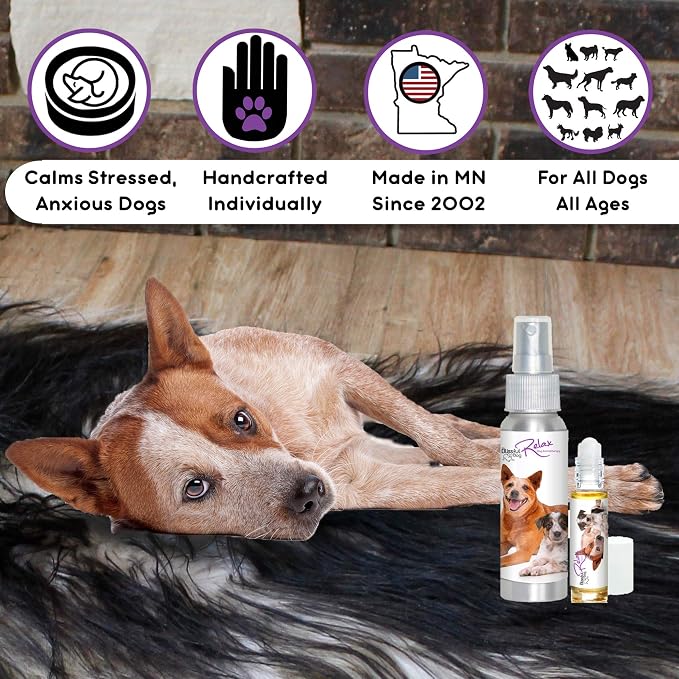 The Blissful Dog Australian Cattle Dog Relax Dog Aromatherapy Spray for Your Dog's Anxiety