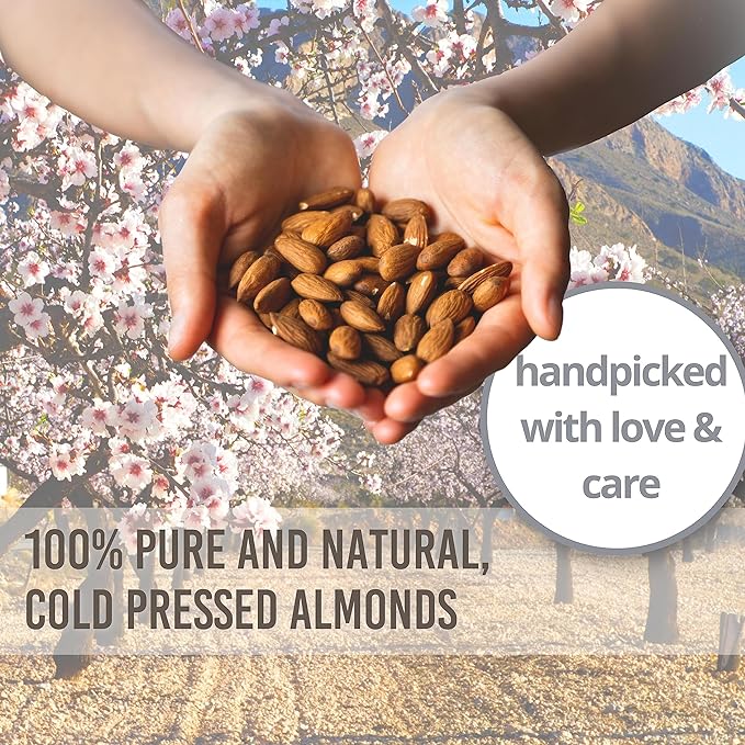Essentially KateS Sweet Almond Oil 16.9 fl oz - 100% Pure and Natural and Cold Pressed