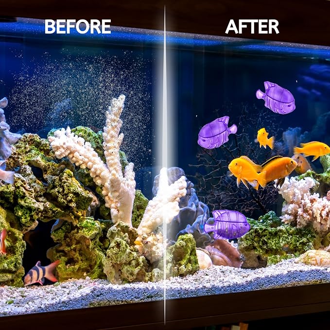 Nispira 12 Fish Universal Demineralization Cleaners for Protec Guardian Aquastick Humidifiers Ultrasonic Evaporative Dehumidifiers Hard Water Removes White Dust Odor