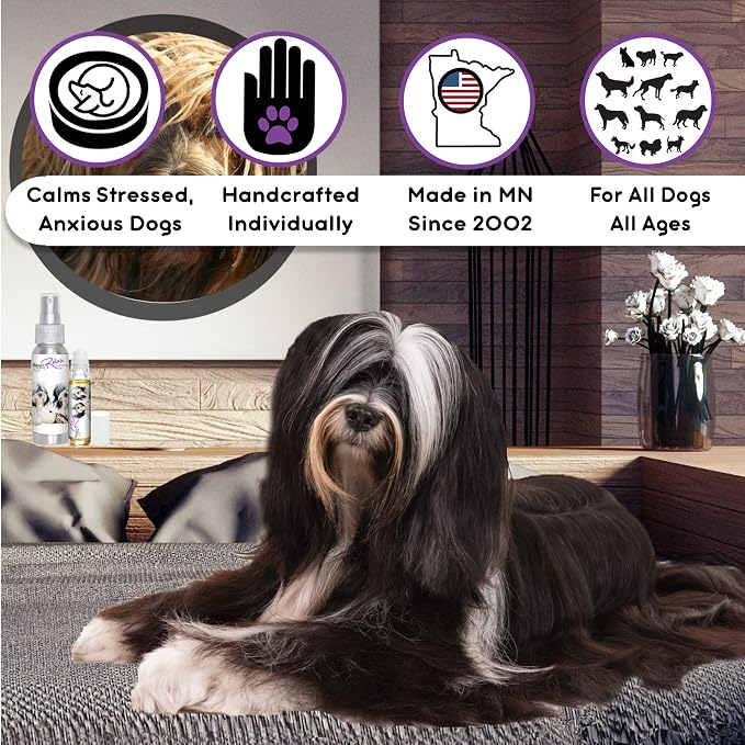 The Blissful Dog Tibetan Terrier Relax Dog Aromatherapy, 2.67-Ounce Spray