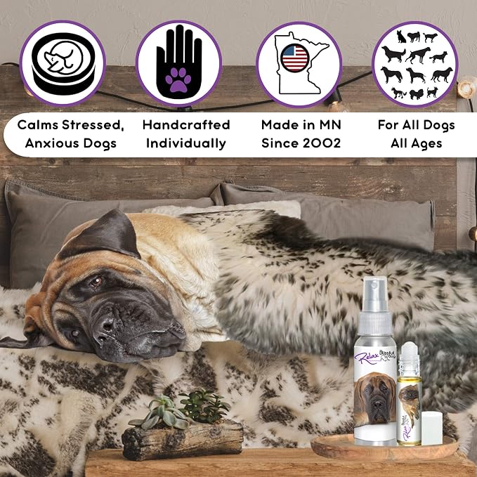 The Blissful Dog Mastiff Relax Dog Aromatherapy Spray for Your Dog's Anxiety