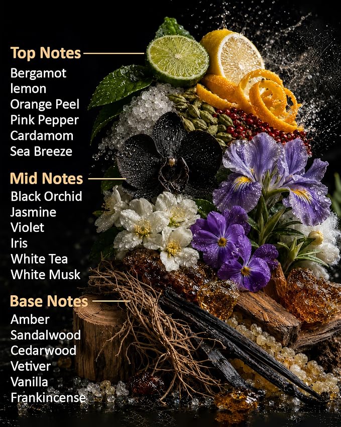 Hotel Diffuser Oil Inspired by Ritz-Carlton – Fragrance & Essential Oil Blend for Waterless & Cold Air Diffuser – Citrus, Floral, Woody Amber – Long-Lasting Aroma – Aromatherapy – 4 Fl Oz Glass Bottle