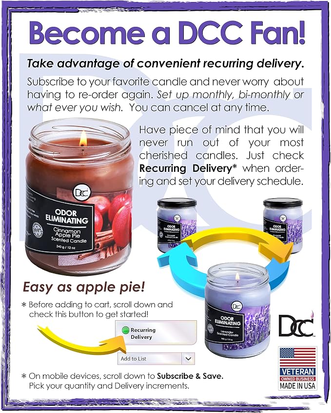 Pumpkin Spice Two Pack Odor Eliminating Highly Fragranced Candle - Eliminates 95% of Pet, Smoke, Food, and Other Smells Quickly - Up to 80 Hour Burn time - 12 Ounce Premium Soy Blend