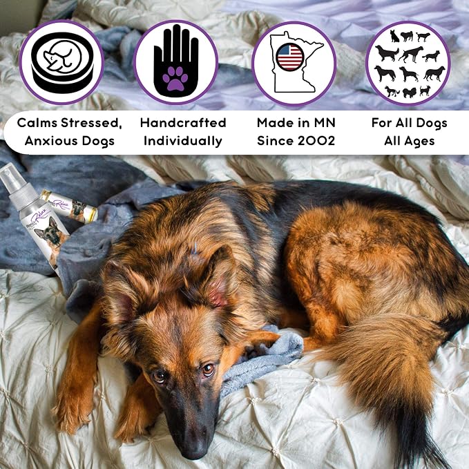 The Blissful Dog German Shepard Relax Dog Aromatherapy Spray for Your Dog's Anxiety