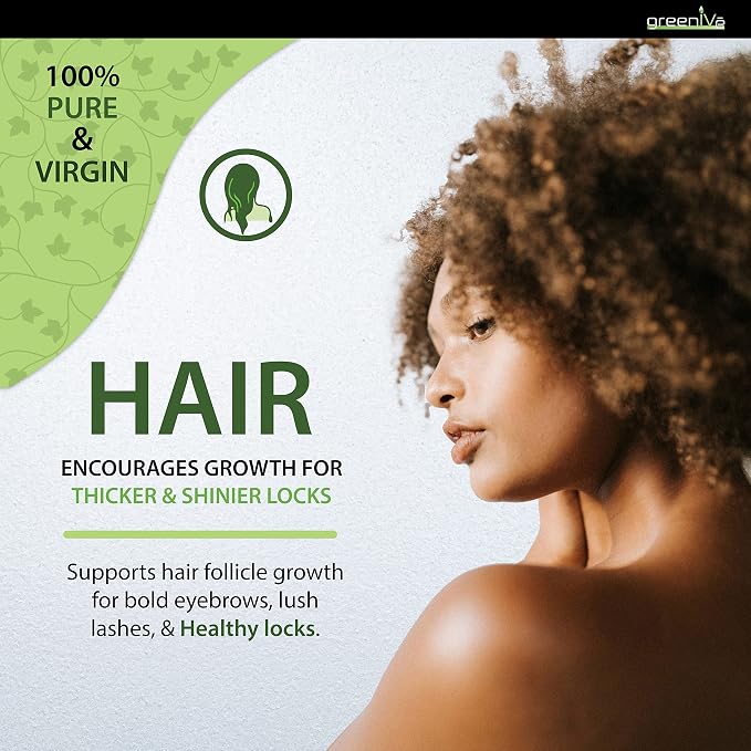 GreenIVe 100% Pure Castor Oil – Cold-Pressed, Hexane-Free – Hair, Eyebrows, Eyelashes, Skin Moisturizer, Castor Pack Wrap Oil GLASS Bottle (8 Fl Oz)