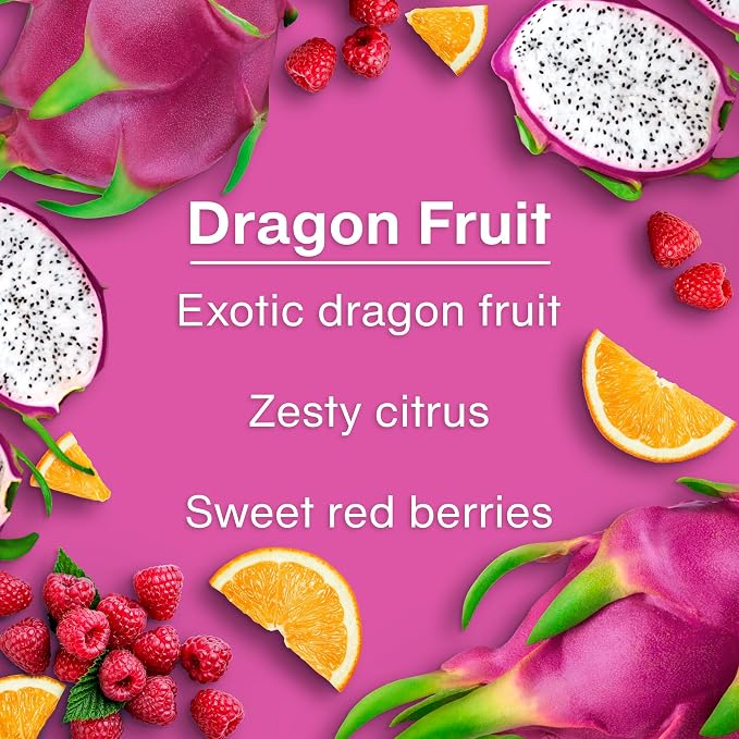 LITTLE TREES Car Air Freshener | Hanging Tree Provides Long Lasting Scent for Auto and Home | 24 Air Fresheners |Dragon Fruit