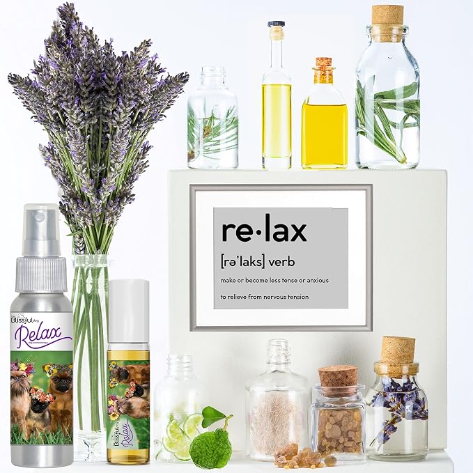 The Blissful Dog Brussels Griffon Dog Relax Roll-ON Aromatherapy for Dogs - Anxiety Relief for Dogs