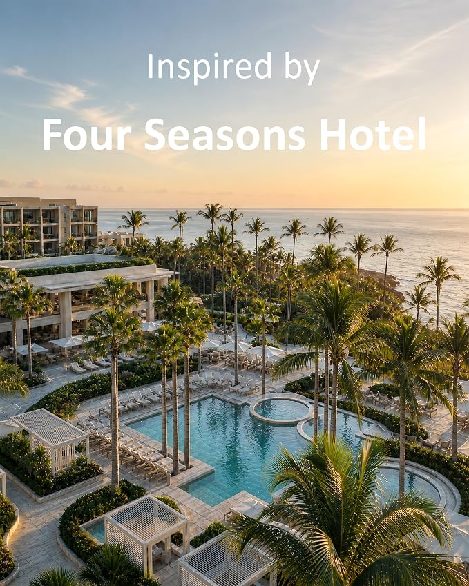 Hotel Diffuser Oil Inspired by Four Seasons Hotel – Fragrance & Essential Oil Blend for Waterless & Cold Air Diffusers – Citrus, Rose, Cedar – Long-Lasting Aroma – Aromatherapy – 2 Fl Oz Glass Bottle