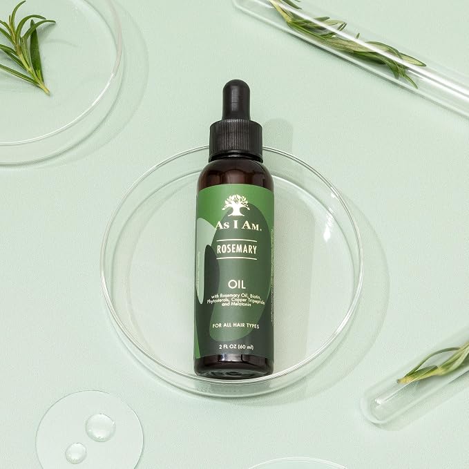 As I Am Rosemary Oil - 2 oz - Hair Density Serum - with Biotin & Saw Palmetto