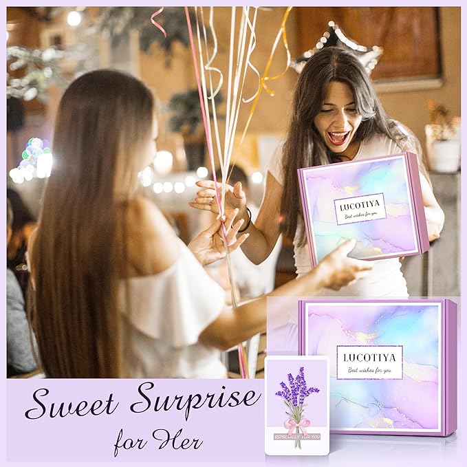 LUCOTIYA Gifts for Women, Mothers Day Gift Basket for Woman Birthday Wine Tumbler Self Care Package for Mom, Bestie, Her, Sister, Wife, Auntie Thank You Gift for Women Teacher Appreciation
