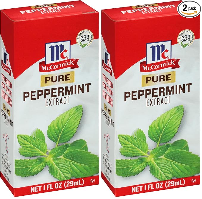McCormick Pure Peppermint Extract, 1 fl oz (Pack of 2)