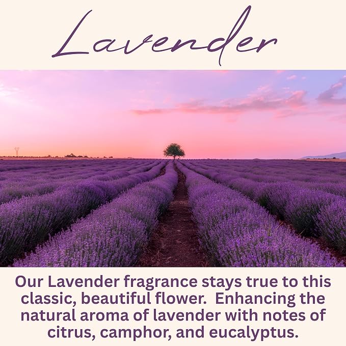 Wickless Lavender Scented Candles for Candle Warmer Lamp, Many Scents to Choose, 100% Non-Toxic Soy Wax, Candle Melts for Warming Plate, Handmade in The USA (Lavender)