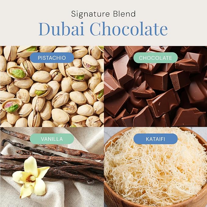 Air Esscentials Dubai Chocolate Fragrance Oil for Diffusers, Pistachio, Milk Chocolate & Vanilla Scent, Warm Gourmand Aroma Oil for Home, Office & Car, Cold-Air & Ultrasonic Compatible, 100ML