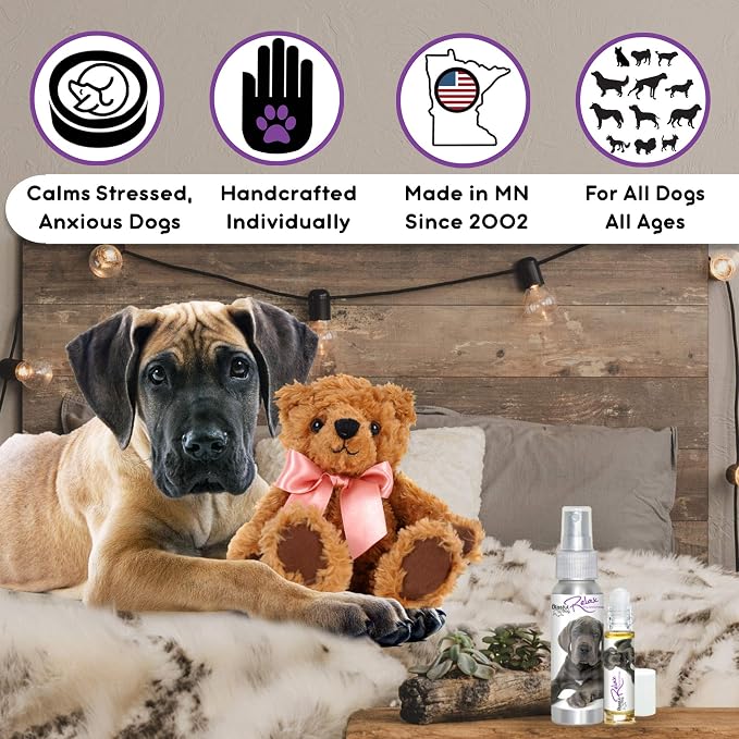 The Blissful Dog Great Dane Relax Roll-ON Aromatherapy for Dogs - Anxiety Relief for Dogs