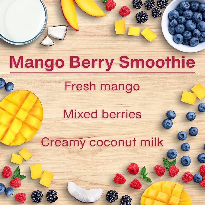 Little Trees Car Air Freshener | Hanging Tree Provides Long Lasting Scent for Auto and Home | Mango Berry Smoothie, 24 Air Fresheners