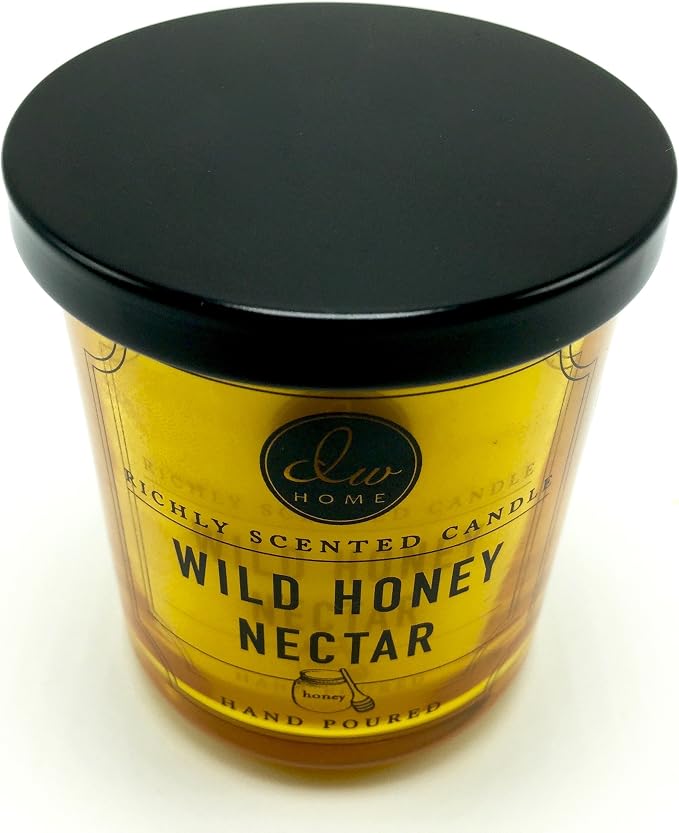 Dw Home Wild Honey Nectar Richly Scented Candle Small Single Wick, Yellow , 4 oz