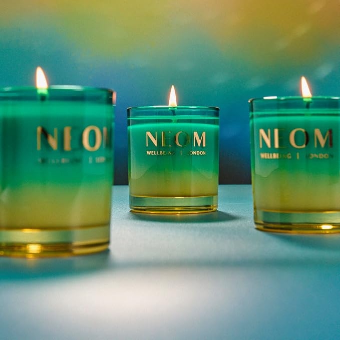 NEOM Perfect Peace 1 Wick Candle | Myrrh, Fir & Lime Peel I Pure Essential Oils I 100% Naturally derived Wax I Hand Finished I Relieve Tension