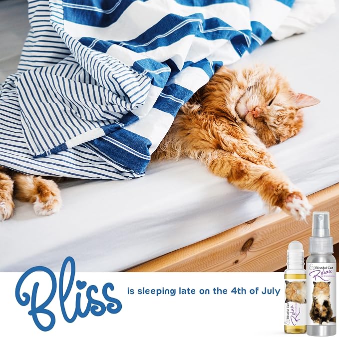 The Blissful Cat Relax Aromatherapy Spray for Your Cat's Anxiety, 2.67-Ounce