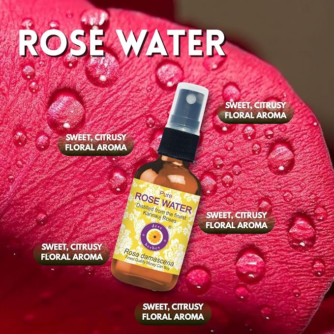Deve Herbes Rose Water (Rosa damascena) 100ml