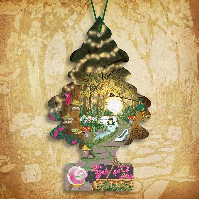 LITTLE TREES Car Air Freshener | Hanging Tree Provides Long Lasting Scent for Auto and Home | Enchanted, 24 Air Fresheners