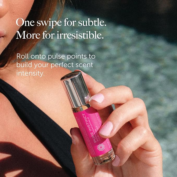 Pure Instinct Perfume with Pheromone Infused Essential Oil for Her - Roll on 10.2 ml | 0.34 Fl. Oz