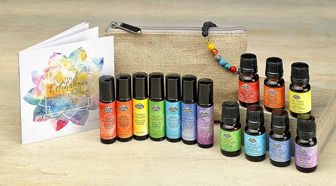 Fabulous Frannie Chakra Healing Gift Basket All Natural Made with Pure Essential Oils