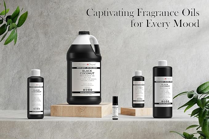 30 ml. Black Coconut Roll-on Perfume/Skin Body Fragrance Oil. Our Interpretation, Pure-Uncut. Add a Few Drops to Your Aromatherapy Diffuser. Smell Good All Day, Any Day!