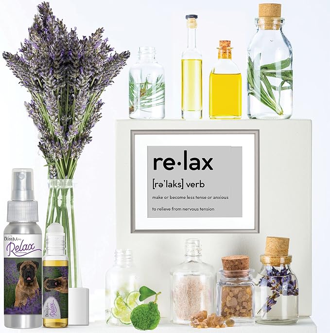 The Blissful Dog Bullmastiff Relax Dog Aromatherapy Spray for Your Dog's Anxiety