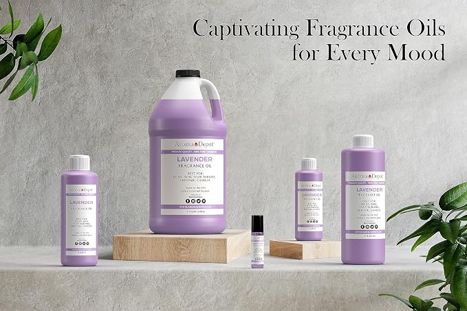 Lavender 8 oz. / 240ml Perfume I Skin Oil I Our Interpretation Premium Quality I Uncut I Fragrance Oil I Skin Safe I Add Aroma to Your DIY Projects I Scented Oil