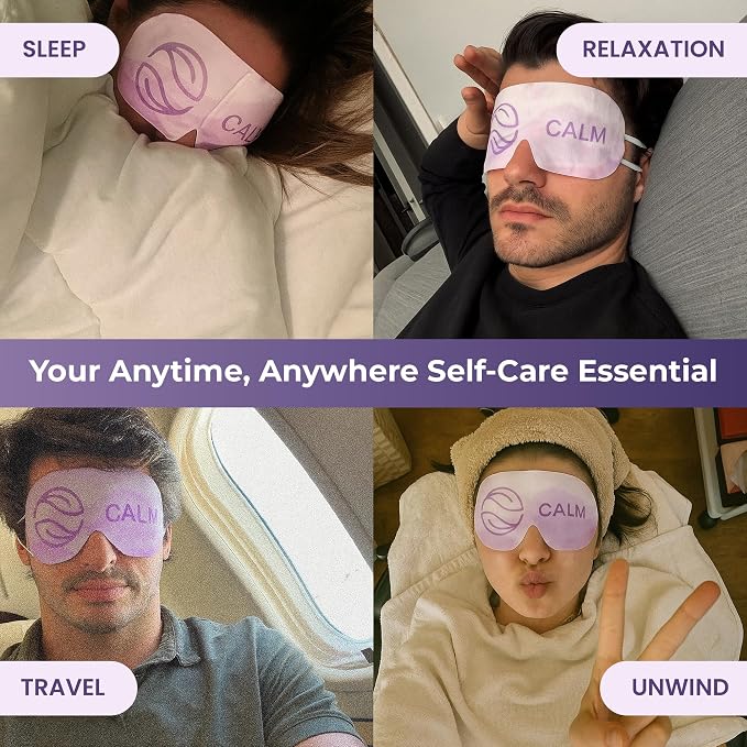 Body Restore Heated Eye Mask for Dry Eyes 5 Pack – Fathers Day Gift for Dad, Birthday Gifts for Women and Men, Self Heating Warm Compress, Relaxation – Variety