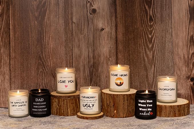 Lavender & Eucalyptus Soy Wax Candle, 7OZ - Mothers Day Gifts, Grandma Birthday Gifts from Grandchild, Granddaughter, Grandson, First Time Grandmother Gift, at Least You Don't Have Ugly Children